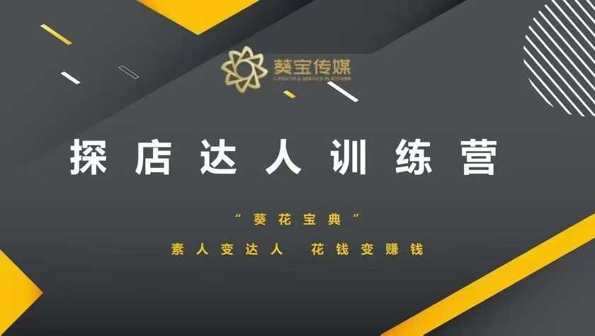 探店达人训练营，素人变达人，花钱变赚钱-项目网