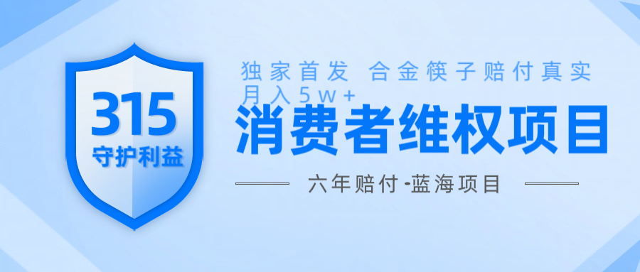 维Q赔付合金筷子玩法小白也能月入5w+风口项目实操-项目网