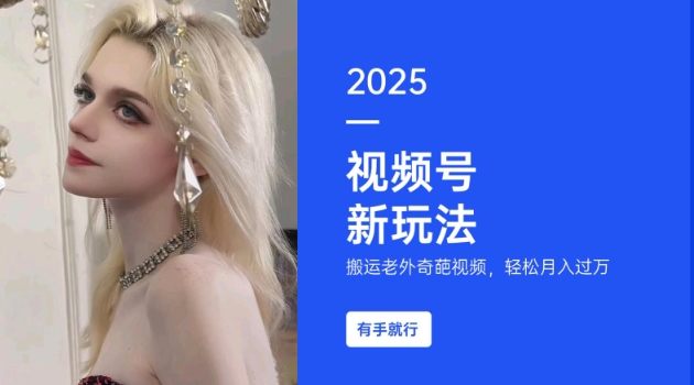 搬运老外奇葩视频，撸视频号分成计划收益，每天只需一小时，新手小白轻松月入过W-项目网