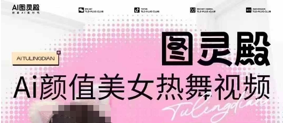 全网首发，原价988图灵殿AI颜值美女热舞视频，云端生图，轻松过原创-项目网