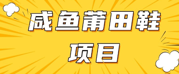 闲鱼高转化项目，手把手教你做，日入3张+(详细教程+货源)-项目网
