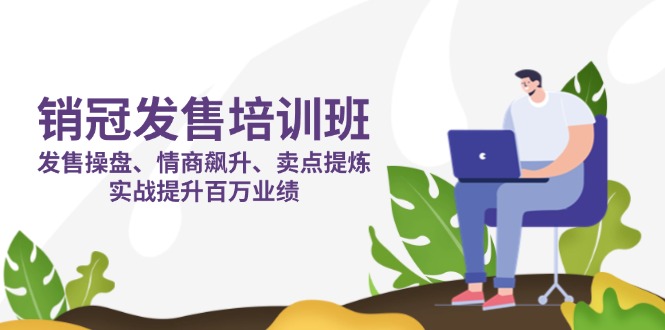 销冠 发售培训班：发售 操盘+情商 飙升+卖点 提炼，实战提升百万业绩-项目网