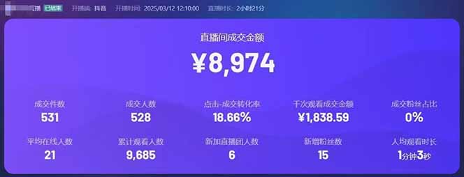 图片[2]-靠不露脸读稿子直播，日入5000+，普通人直播带货的新风口，抖音破价直…-项目网
