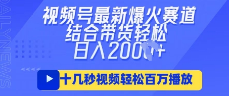 视频号最新爆火ai民国美女视频，轻松百万播放，结合带货日入数张-项目网