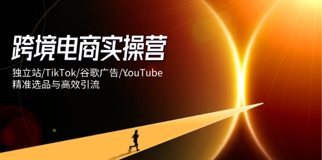 跨境电商实操营：独立站/TikTok/谷歌广告/YouTube，精准选品与高效引流-项目网