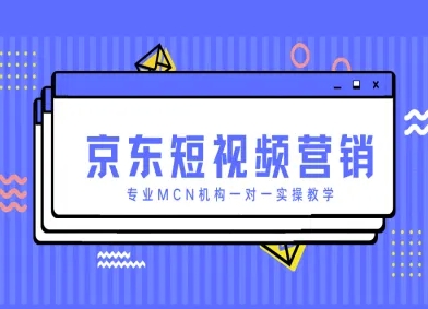 京东短视频营销项目，专业MCN机构一对一实操教学-项目网