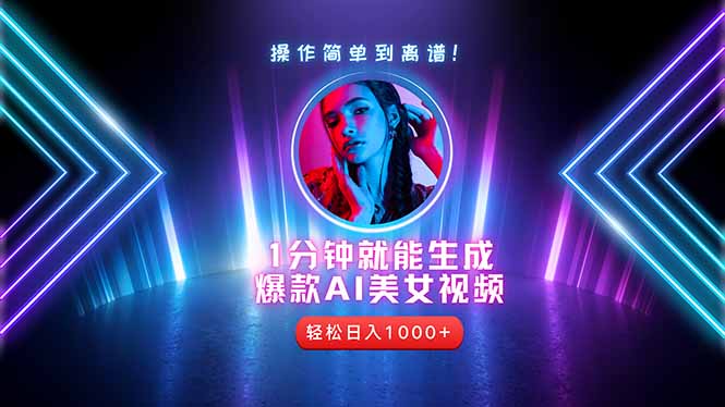 2025年最强副业：用AI做短视频，从零开始打造爆款账号！-项目网