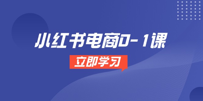 小红书电商0-1课，开店选品全流程，多平台素材处理与爆款笔记制作-项目网