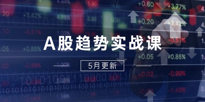 A股趋势实战课：主力动向+政策红利，2025全年策略5月更新-项目网
