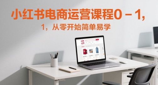 小红书电商运营课程0-1，从零开始简单易学-项目网