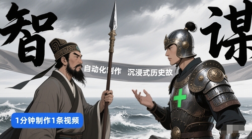 扣子工作流一键生成沉浸式历史故事，一天工作量，3分钟搞定-项目网