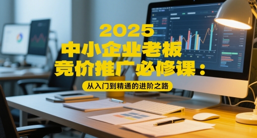 2025中小企业老板竞价推广必修课：从入门到精通的进阶之路-项目网