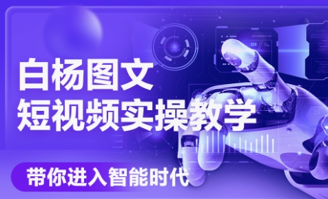 白杨老师·Ai图文短视频实操课(更新6月)-项目网
