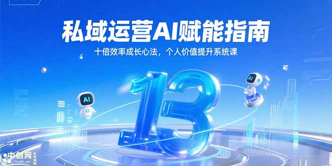 私域运营AI赋能指南，十倍效率成长心法，个人价值提升系统课-项目网