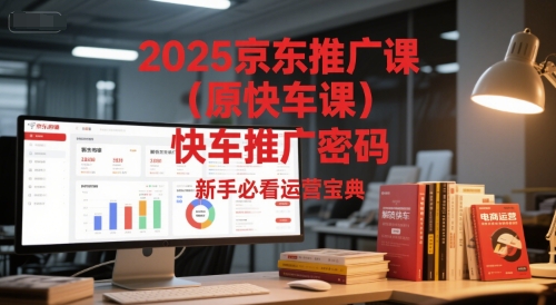 2025京东推广课(原快车课)解锁京东快车推广密码，新手必看运营宝典-项目网