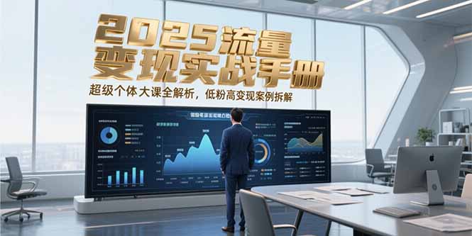 2025流量变现实战手册，超级个体大课全解析，低粉高变现案例拆解-项目网