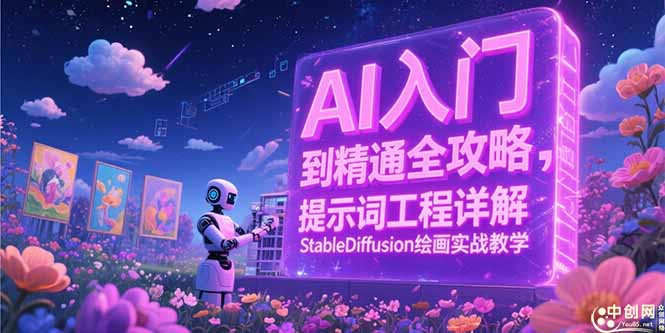 AI入门到精通全攻略，提示词工程详解，StableDiffusion绘画实战教学-项目网