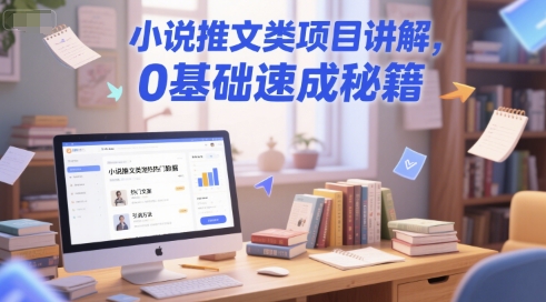 小说推文类项目讲解，0 基础速成秘籍-项目网
