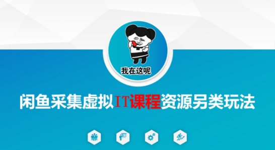 闲鱼采集虚拟IT课程资源另类玩法，干货满满-项目网