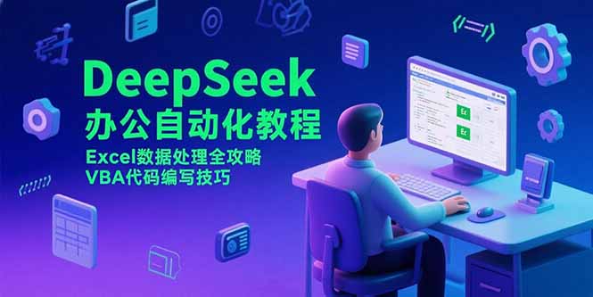 DeepSeek办公自动化教程，Excel数据处理全攻略，VBA代码编写技巧-项目网