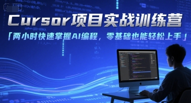 Cursor项目实战训练营，两小时快速掌握AI编程，零基础也能轻松上手-项目网