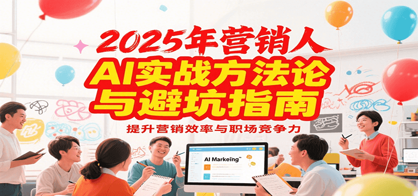 2025年营销实战方法论与避坑指南，利用AI提升营销效率与职场竞争力-项目网