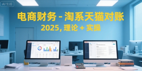 电商财务-淘系天猫对账2025，理论+实操-项目网