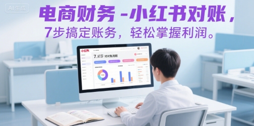 电商财务-小红书对账，7步搞定账务，轻松掌握利润-项目网