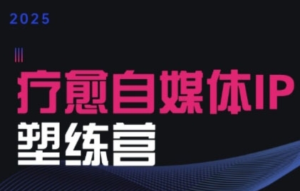 2025治愈自媒体IP训练营，专为疗愈领域从业者打造-项目网