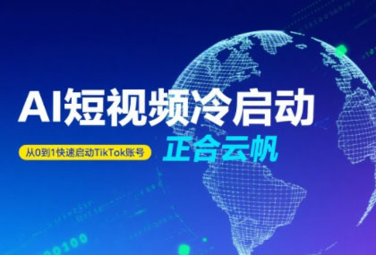 正合·TiktokAi短视频快速冷启动-项目网