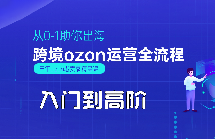 悟空跨境·OZON入门到高阶全流程-项目网