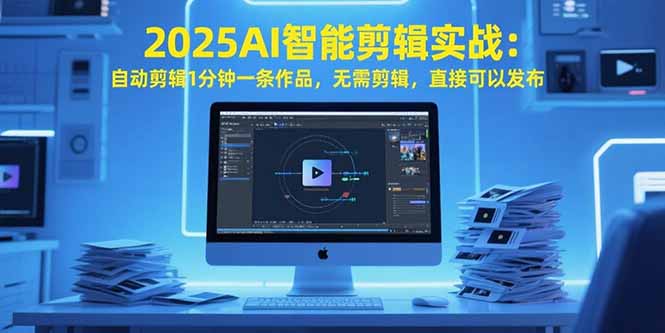 2025AI智能剪辑实战：自动剪辑1分钟一条作品，无需剪辑，直接可以发布-项目网