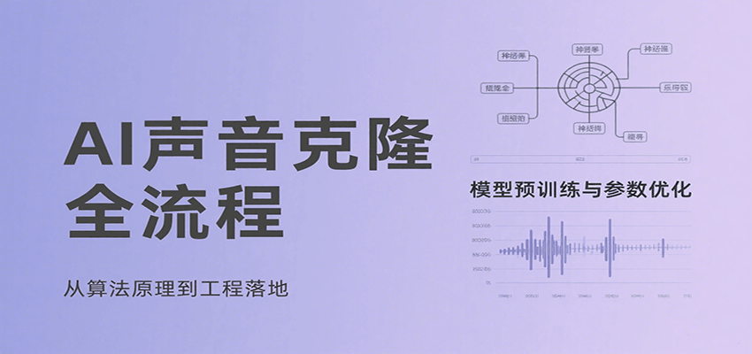 AI声音克隆全流程，基础概念到实战应用，3秒极速声音复刻、模型预训练、云端部署等-项目网