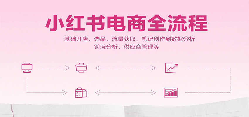 小红书电商全流程，基础开店、选品、流量获取、笔记创作到数据分析、供应商管理等-项目网