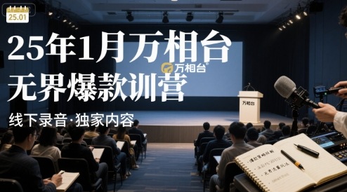 25年1月万相台无界爆款特训营线下录音-项目网