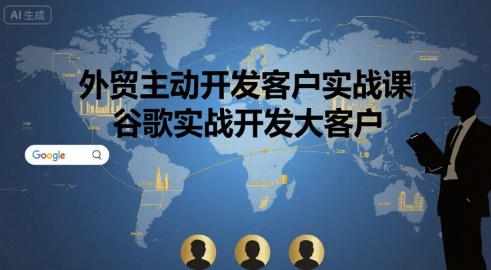 外贸主动开发客户实战课，谷歌实战开发大客户-项目网