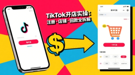 TikTok从开店到投流的进阶课，从基础实操到高阶技巧一网打尽-项目网