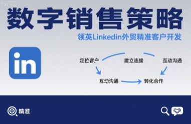 数字销售策略领英LinkedIn外贸精准客户开发-项目网