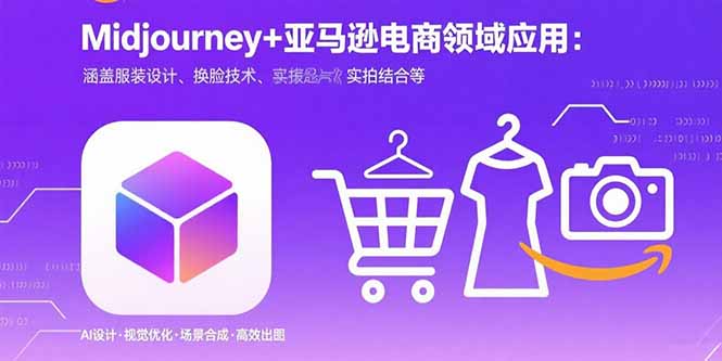 Midjourney+电商领域商业应用：涵盖服装设计、换脸技术、实拍结合等-项目网