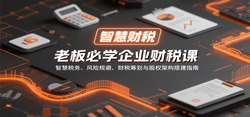 老板必学企业财税课：智慧税务、风险规避、财税筹划与股权架构搭建指南-项目网