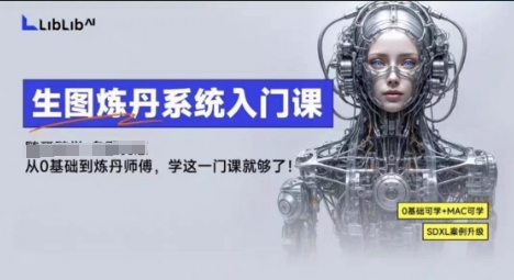 LibLibAI哩布哩布生图炼丹系统入门课，从生图到炼丹，只学这一门就够了-项目网