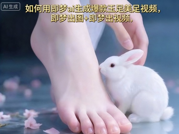 如何用即梦ai生成爆款玉足美足视频，即梦出图+即梦出视频，快速涨粉-项目网