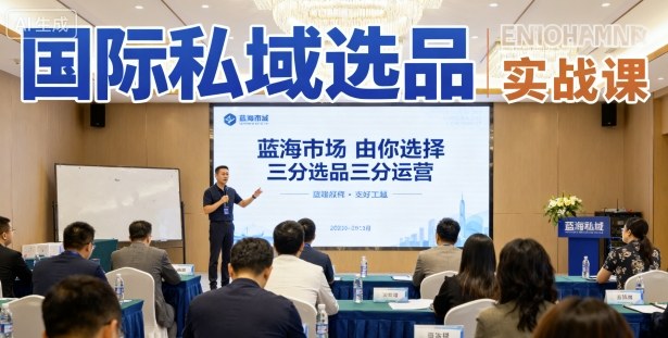 国际私域选品实战课，蓝海市场由你选择，七分选品三分运营-项目网