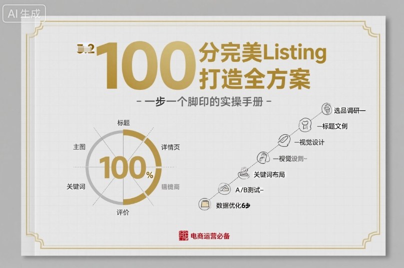 100分完美Listing打造全方案，想要完美listing必须是需要一步一个脚印的-项目网