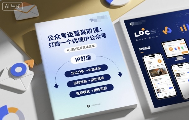 公众号运营高阶课，打造一个优质IP公众号-项目网
