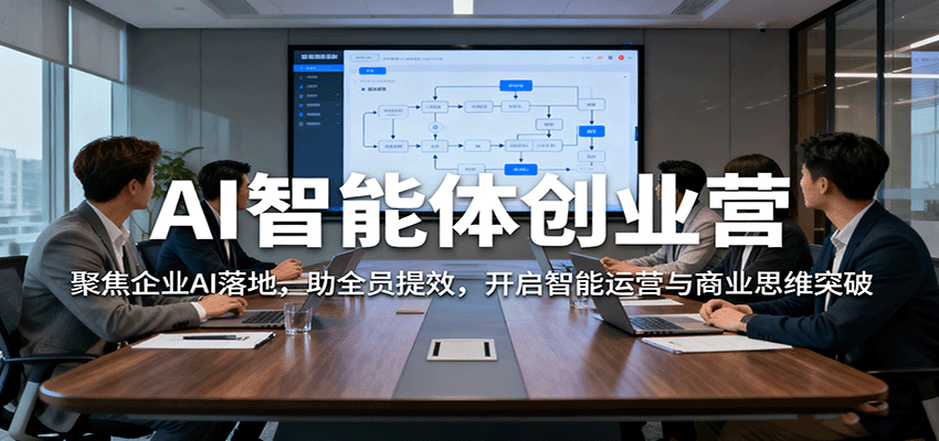 AI智能体创业营：聚焦企业AI落地，助全员提效，开启智能运营与商业思维突破-项目网