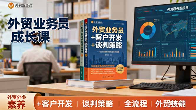 外贸业务员成长课：职业素养+客户开发+谈判策略、掌握全流程外贸技能-项目网
