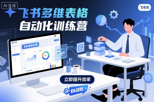 飞书多维表格自动化训练营，手把手教你告别重复处理，用多维表格开启高效办公新模式-项目网