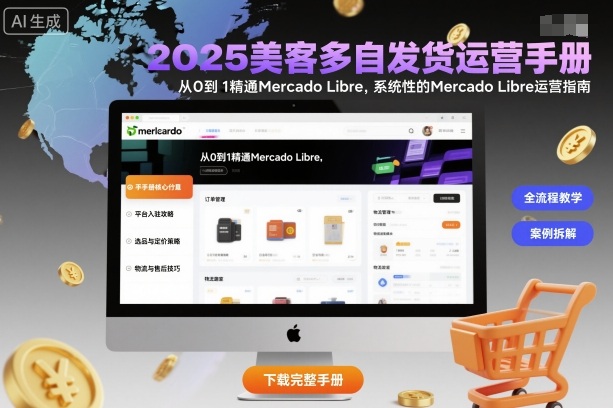 2025美客多自发货运营手册：从0到1精通Mercado Libre，系统性的Mercado Libre运营指南-项目网