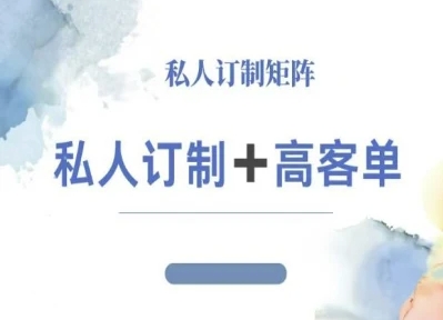 小红书自媒体咨询师IP教程，私人定制+高客单-项目网